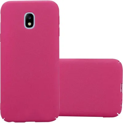 Produktbild von Cadorabo Schutzhülle für Samsung Galaxy J7 2017 Hülle in Pink Etui Hard Case Handyhülle Cover
