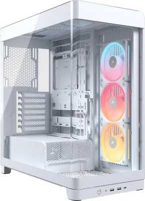 Immagine prodotto di CORSAIR Geh Midi 4500X LX RGB Tempered Glass White
