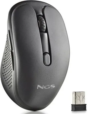 Produktbild von NGS EVO SPOOK, rechts, RF Wireless + Bluetooth, 1600 DPI, Schwarz
