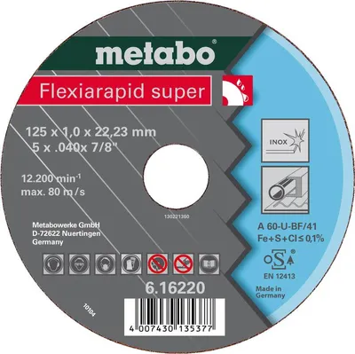 Produktbild von Metabo 50 Flexiarapid super 105x1,0x16,0 Inox, TF 41