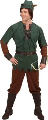 Produktbild von O7567-58-60 grün-braun Herren Robin Hood Kostüm Gr.58-60