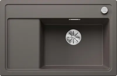 Produktbild von Spüle Blanco ZENAR XL 6 S Compact 780 x 510 mm vulkangrau 527368 1 Spülbecken Mit Tropffläche Becken rechts