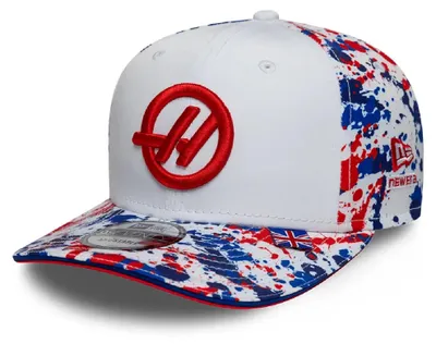 Produktbild von Haas F1 Cap, Team, 9SEVENTY, New Era, Silverstone Special Edition, Weiß, 2026