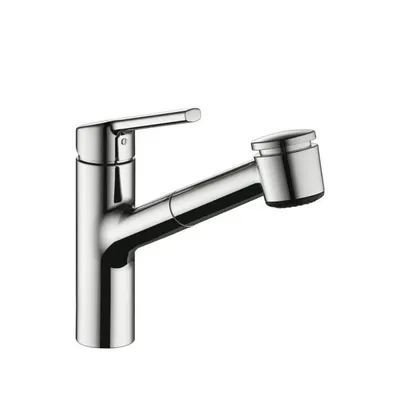 Immagine prodotto di Miscelatore da cucina Naber KWC Luna E2 con tubo flessibile estraibile spray cromo bassa pressione