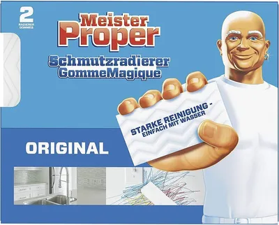 Produktbild von Mr.Proper Schmutzradierer Original 2er für saubere Dunstabzugshauben