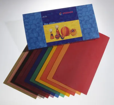 Zdjęcie produktu dla Stockmar 63200 Folie woskowe - 12 kolorów