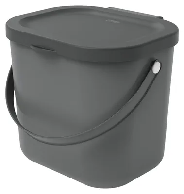 Zdjęcie produktu dla ROTHO pojemnik na kompost Albula 6l 23,5x20x20,8cm antracytowy
