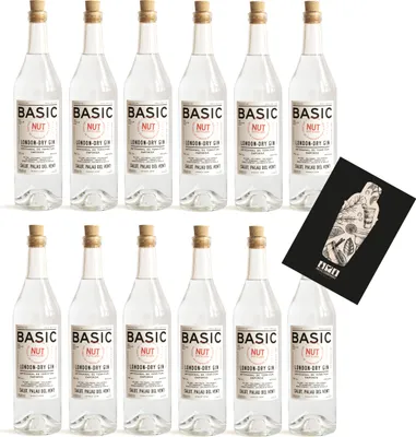 Produktbild von NUT 12er Set Basic London Dry Gin 12x 0,7L (40% Vol) NUT Destillery No Frills Gin 6 Botanicals- [Enthält Sulfite]