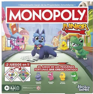 Produktbild von Spanisches 2-in-1-Spiel Monopoly Junior