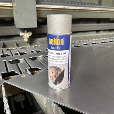 Produktbild von 2x Belton Metallschutzlack 3in1 400 ml Eisenglimmer Silber