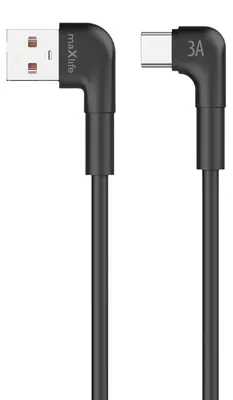 Produktbild von Schnellladekabel Winkelkabel USB - USB-C 2m 3A