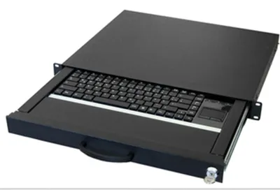 Zdjęcie produktu dla aixcase AIX-19K1UKDETP-B, Pełnowymiarowy (100%), Przewodowa, USB + PS/2, QWERTZ, Czarny