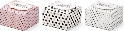 Imagen del producto de Cajas con forma de nube para dulces, surtidas, 6 x 5,5 x 4 cm (1 paquete / 6 unidades)