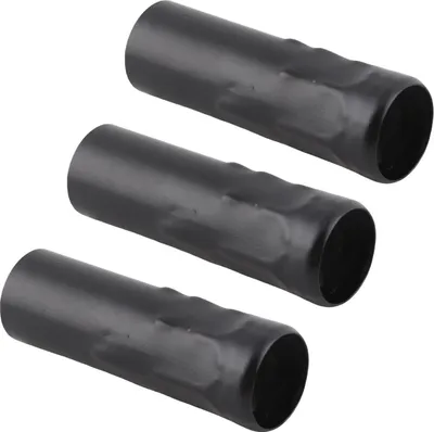 Productafbeelding van 10 stuks E14 metalen buis voor kaarslampfitting, lampvoet, verlichtingsaccessoire, 25x80mm, zwart