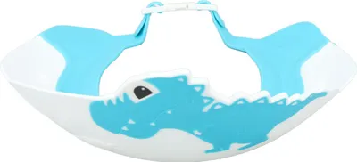 Produktbild von Kinder-Shampoo-Kappe, Dinosaurier-Cartoon, verstellbar, wasserdicht, Kopfschutzhut für Zuhause