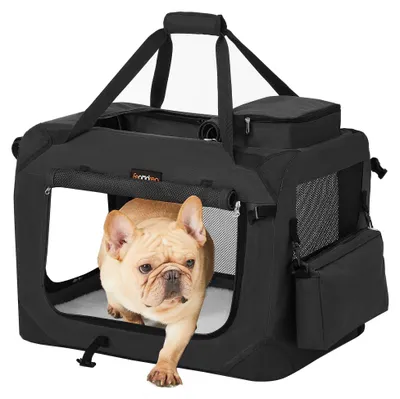 Produktbild von Feandrea Hundebox faltbar, Transportbox Hund, S, Hundetasche, Oxford-Gewebe, Net