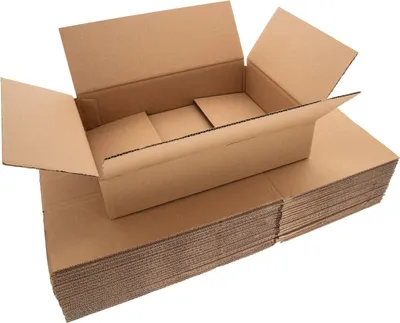 Produktbild von 20 x Faltkartons Versandkarton für Kleinpaket DHL 350 x 250 x 80 mm Braun