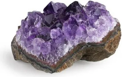 Image de Améthyste naturelle cristal Druse pierre brute 50-70g Cluster pierres de guérison