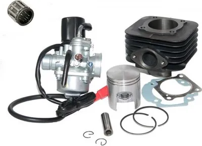 Produktbild von 70cc Sport Zylinder KIT VERGASER ECHOKE Set für GILERA TPH 50 Typhoon X XR Zylinderkit Zylinderkit