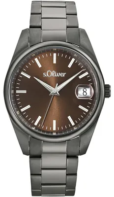 Productafbeelding van s.Oliver herenhorloge, polshorloge, roestvrij staal, grijs, modelnummer 2033529
