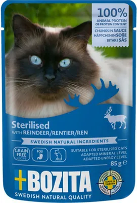 Produktbild von BOZITA Sterilisierte Frikadellen mit Rentiersauce 85g