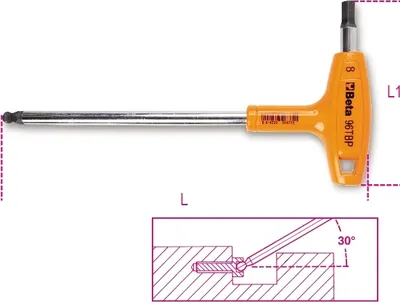 Immagine prodotto di Penna Beta Key 96 TBP con testa a sfera e impugnatura 8,0 mm