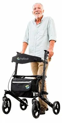 Image de Déambulateur pliable de qualité supérieure avec fonction assise