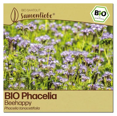 Produktbild von Samenliebe  Phacelia Samen | Beehappy - samenfestes  Saatgut
