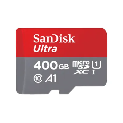 Produktbild von SanDisk Ultra microSDXC A1 400GB 120MB/s Adapt.SDSQUA4-400G-GN6MA