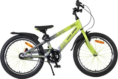 Produktbild von Volare Rocky Kinderfahrrad - 20 Zoll - 3 Gänge - Grün/Grau