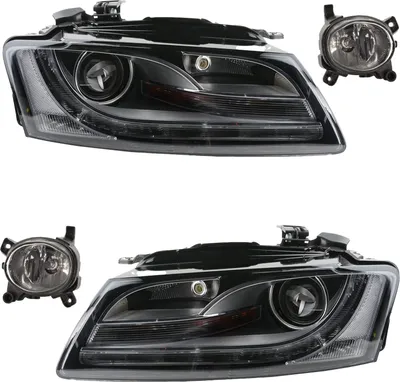Produktbild von Scheinwerfer + Nebelscheinwerfer Set links & rechts passend für Audi A5 8T Xenon 1341092 8T0941029AK 1341102 8T0941030AK 8T0941699 8T0941699E 8 Johns