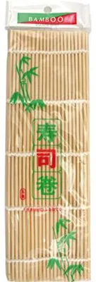 Image de Natte à sushi en bambou, dimensions 24x24 cm - Jade Temple