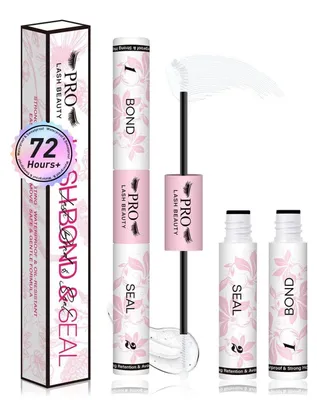 Zdjęcie produktu dla Klej i uszczelniacz do przedłużania rzęs, zestaw DIY, 10 ml (5 ml + 5 ml), przezroczysty klej i przezroczysty uszczelniacz
