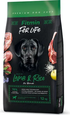 Produktbild von Fitmin for Life Lamm & Reis 12kg