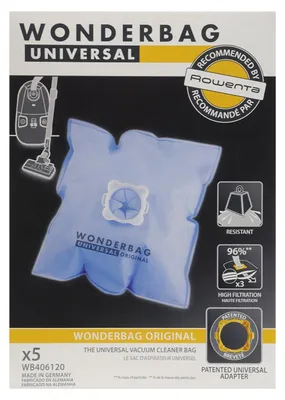 Produktbild von Rowenta Wonderbag, Papier, Weiß, 17 x 6 x 6 cm