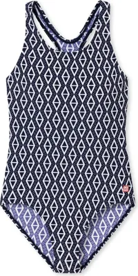 Produktbild von SCHIESSER Mädchen Badeanzug - Einteiler, Racerback, Kinder, Teens, 128-176 Blau 128