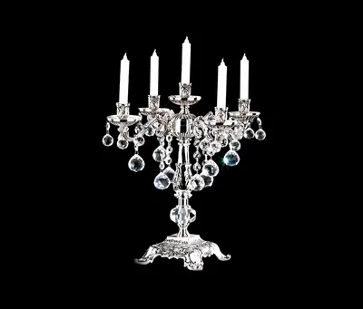 Image de Chandelier Chandelier Chandelier élégant Argent Art