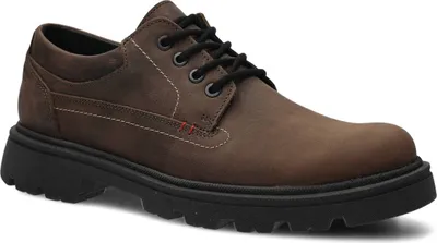 Produktbild von NAGABA Halbschuhe Herren Lederschuhe Echtleder für Herbst Frühling Olive, 42