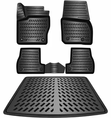 Produktbild von Gummimatten & Kofferraumwanne Set für FORD FOCUS 3 Schrägheck 2011-2014