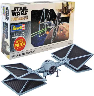 Productafbeelding van Revell Star Wars The Mandalorian modelbouwsset 1/65, Outland TIE Fighter, 16 cm
