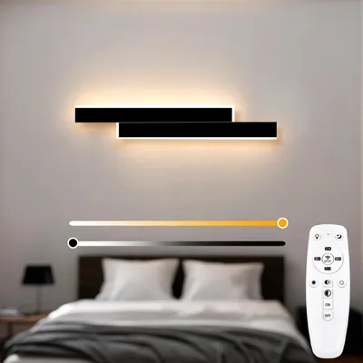 Obrázek produktu pro Stmívatelná nástěnná lampa 15W s dálkovým ovládáním