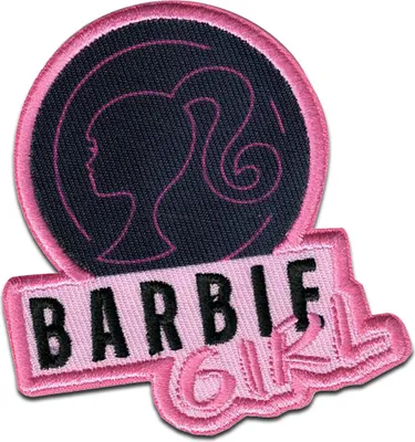 Obrázek produktu pro Comercial Mercera Barbie © Girl - nášivka, nažehlovací, nažehlovací, nášivka, nášivka, k nažehlení, velikost: 7 x 6,6 cm