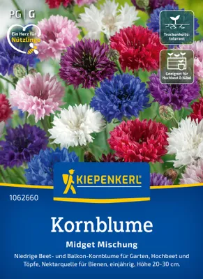 Artikelbild 2 von 'Kornblumen Midget Mischung' aus der Kategorie Kornblumensamen