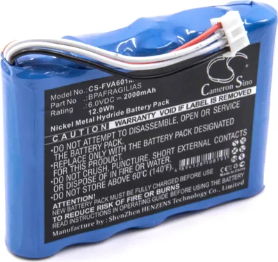 Produktbild von vhbw Akku kompatibel mit Fresenius Injectomat MC Agilia Medizintechnik (2000 mAh, 6 V, NiMH)