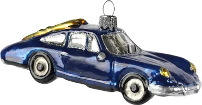 Produktbild von Blaues Auto mit Skiern