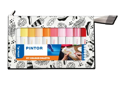 Image de Pintor Medium Set de marqueurs acryliques 1,5-2,2mm - Teintes chaudes 10 pcs
