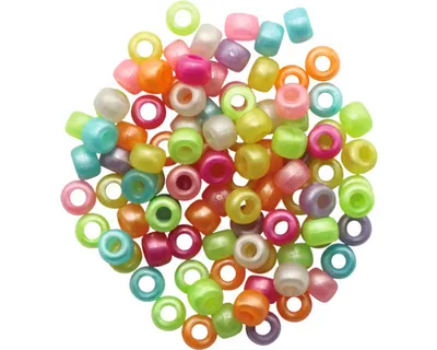 Produktbild von Glorex Schmuck Perlen 6-9 mm 25 g pastell