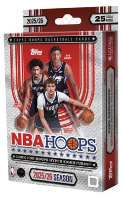 Produktbild von 2025-26 Topps NBA Hoops Hanger Box Englisch