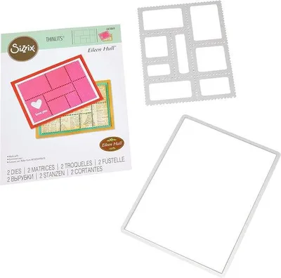 Produktbild von Famanu Thinlits Schneidmal Set für Karten und Papierprojekte - 2-teilig