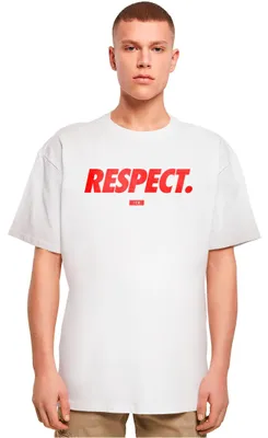 Produktbild von Mister Tee Herren Football's Coming Home Respect Oversize Tee White, XS